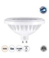 GLOBOSTAR® BEAMAR 60127 Σποτ GU10 AR111 LED 15W 1455lm 12° AC 220-240V IP20 Φυσικό Λευκό 4500K - Μ11 x Π11 x Υ6.6cm - 3 Χρόνια Εγγύηση